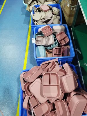 418g lekvriendelijke schoolkinder siliconen lunchbox met deksel milieuvriendelijk en makkelijk schoon te maken