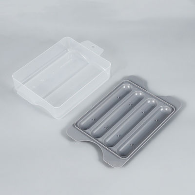 BPA-vrij plastic hotdog kookplaat stoommachine met aangepaste kleur en kantoppervlak