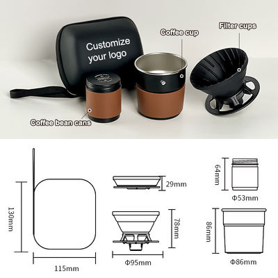 Gemakkelijke en Europese design stijl Outdoor Draagbare vouwbare handmatige koffiemolen sets