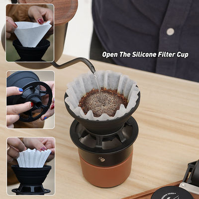 Gemakkelijke en Europese design stijl Outdoor Draagbare vouwbare handmatige koffiemolen sets