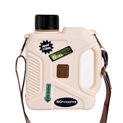 Gym Sports Plastic waterfles met riem Grote capaciteit 1200ml 1600ml Direct drinken