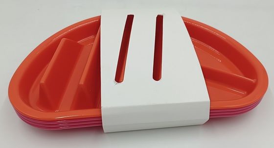 Duurzame vaatwasser veilig BPA-vrij Microwave Taco Plastic Platen voor terug naar school