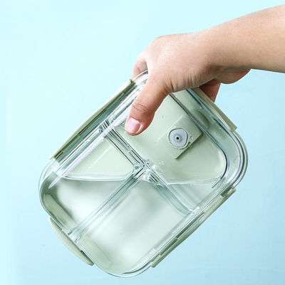 Grote luchtdichte glazen maaltijdvoorbereidingscontainers Microwave Safe Glass Lunch Box met deksel