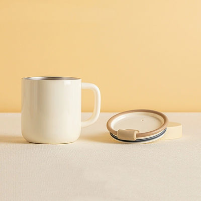 Koffiemokken kantoor tafeltop theebeker verjaardagscadeau 420ml met deksel warmtebehoud