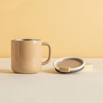 Koffiemokken kantoor tafeltop theebeker verjaardagscadeau 420ml met deksel warmtebehoud