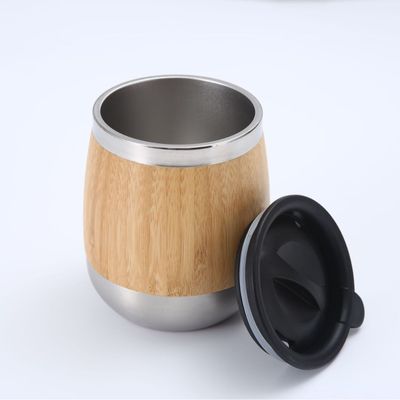 450 ml bamboe roestvrijstalen beker CLASSIC design stijl en handgreep accessoires voor uw