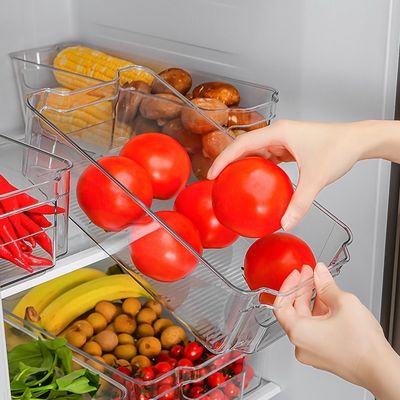 Voedselopslag Pakket Vierkante plastic keukencontainer voor koelkast laden organisator
