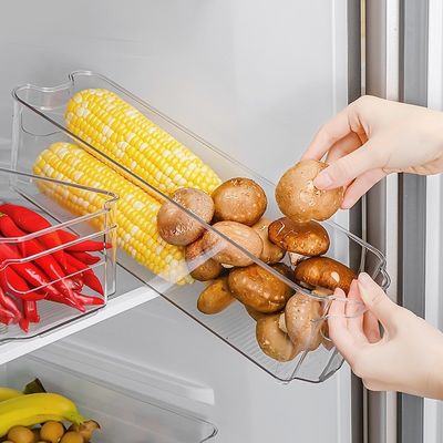 Voedselopslag Pakket Vierkante plastic keukencontainer voor koelkast laden organisator