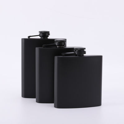 Draagbare roestvrij staal camping hip fles lekvrije whisky cadeau set voor buiten plezier