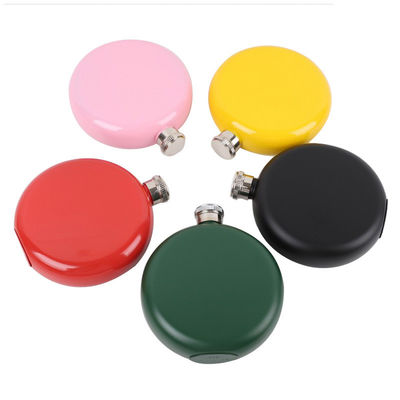 5oz ronde roestvrijstalen heupfles geschenken geperfectioneerd met ronde vorm