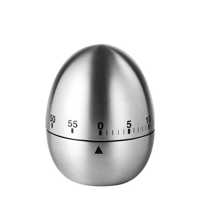 Gestookte keuken kooktimers met 60 minuten ei timer en mechanisch draaiend alarm