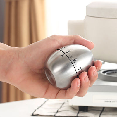 Gestookte keuken kooktimers met 60 minuten ei timer en mechanisch draaiend alarm