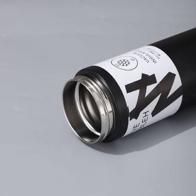 304 roestvrij staal Japandi Design Style 550ml Dubbelwand vacuümfles met handvat
