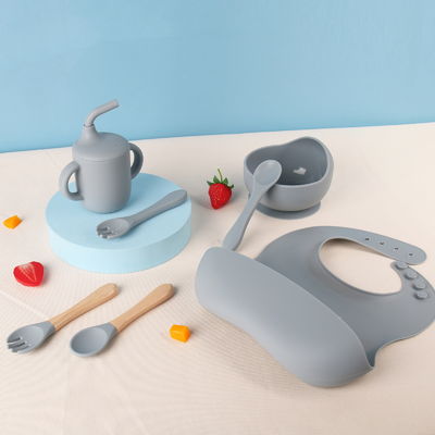 684g BPA-vrij, niet-toxisch siliconen babyvoedingssets voor kleuters