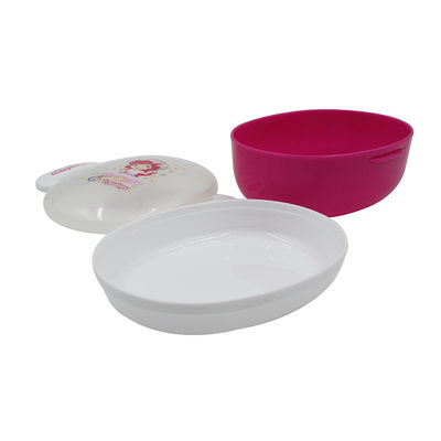Plastic Bento Box Lunch Box met slot Voor kinderen Verwarmbaar Feature Europe Style