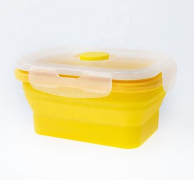 Hoog op maat gemaakte, veilige, microgolfbare, milieuvriendelijke school, siliconen lunch-bento doos