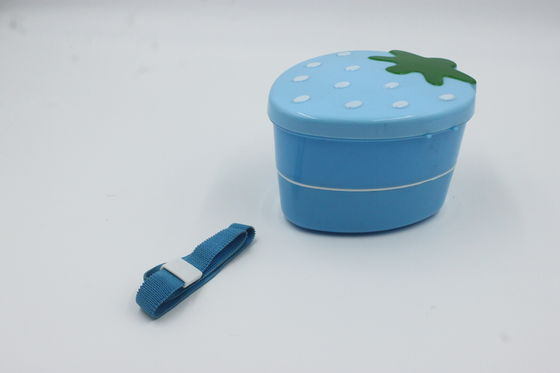 Aardbeienvormige voedselcontainer voor kinderen 15x12x8.7cm Custom lekvrije lunchdoos Verpakking