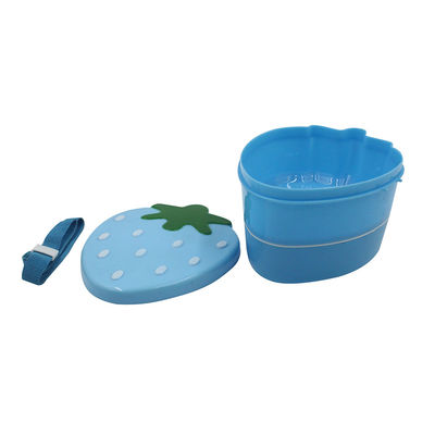 Aardbeienvormige voedselcontainer voor kinderen 15x12x8.7cm Custom lekvrije lunchdoos Verpakking