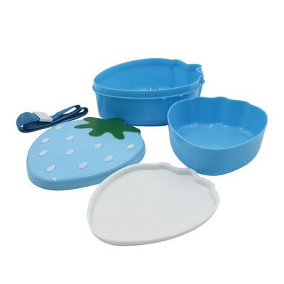 Aardbeienvormige voedselcontainer voor kinderen 15x12x8.7cm Custom lekvrije lunchdoos Verpakking