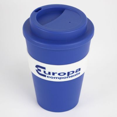 12 oz 350 ml PP siliconen cover bamboe vezel herbruikbare koffiebeker met deksel Een ideaal cadeau item