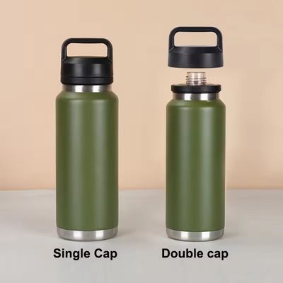 Volwassenen 18 oz 26 oz 36 oz Geïsoleerde waterfles Dubbelwand roestvrij staal Gym Sport Drinkfles