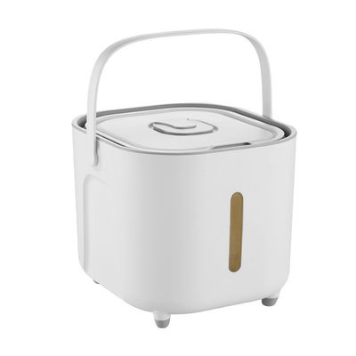 Aanpasbaar logo Voedselkwaliteit PP Plastic Rijstopslagcontainer met lepel 5-10kg lading