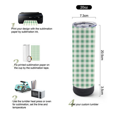 20oz Capaciteit Muziek luidspreker Tumbler American Style Design met afneembare LED licht