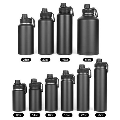 32 oz/64 oz Vacuüm Flask Waterfles voor direct drinken bij Sport GYM roestvrij staal