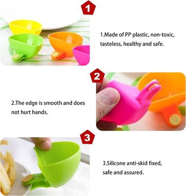 10g Azijn Tomaten Dip Clips Kruiden Schotel Plastic Dip Clip Bowl Voor Plaathouder