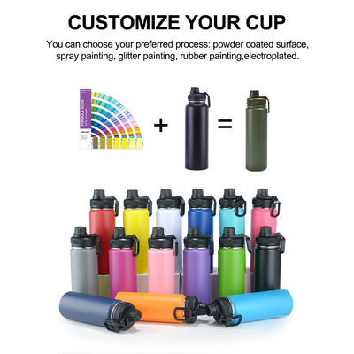 32 oz/64 oz Vacuüm Flask Waterfles voor direct drinken bij Sport GYM roestvrij staal
