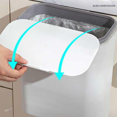 Rollend deksel type Muur gemonteerd opslag emmer vuilnisbak Plastic vuilnisbak