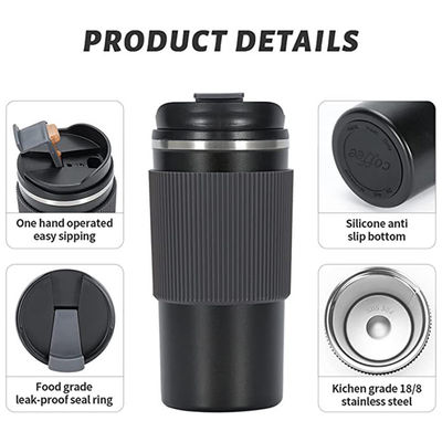 Contemporary Design Custom BPA-vrije Grip Car Double Wall 450ML roestvrijstalen bekers