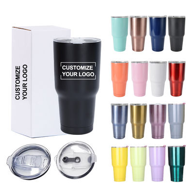 Custom roestvrij staal 30 oz koffie auto kopje met stro Duurzame en stijlvolle keuze
