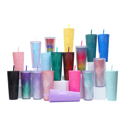 Geniet van je favoriete drankjes onderweg met dit 24 oz / 710 ml Tumbler Cup BPA Free Straw Lid