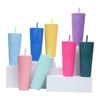Geniet van je favoriete drankjes onderweg met dit 24 oz / 710 ml Tumbler Cup BPA Free Straw Lid