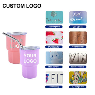 Herbruikbaar Mini Tumbler Shot Glas 304 roestvrij staal met aangepast logo