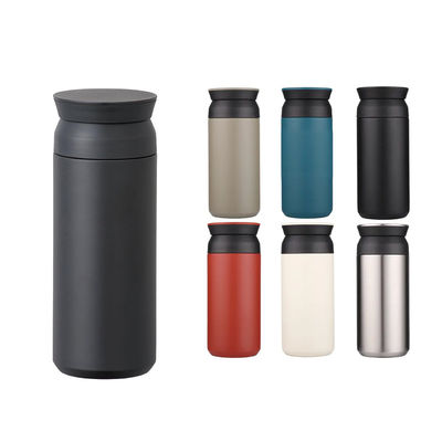 350 ml 500 ml dubbelwandige reiskoffiebottel met gripcoating vacuümgeïsoleerd