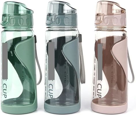 PLASTIC Flip Top 570ml Sportwaterflessen voor volwassenen Draagbare lekvrije en BPA-vrij