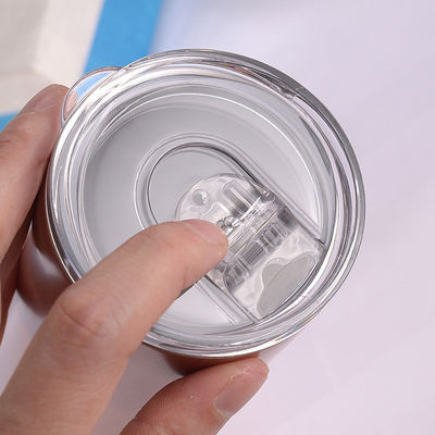 20OZ capaciteit roestvrij staal dunne tumbler met schuifdeksel en stro Top keuze