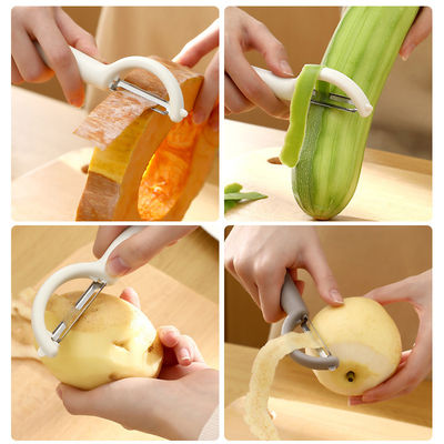 Goede greep Draaiblaad Groentenpeeler voor perfect geschilde groenten en fruit 38g