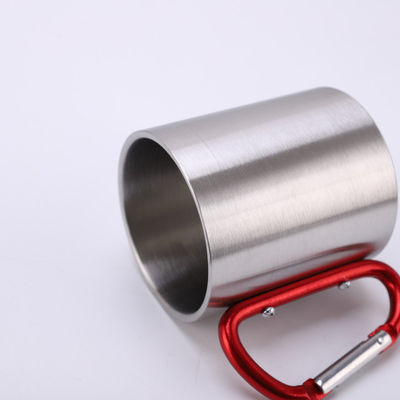 200 ml / 300 ml Kamperen en reizen Roestvrij staal Dubbele wand Carabiner mok met handvat