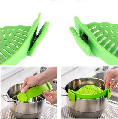 Clip On Zuiver voor potten Pan past in alle potten en borden Silicone Keuken Zuiver