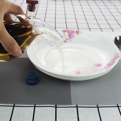 Gemakkelijk glas 2 in 1 scheider olie water saus pot voor de keuken 350ml 100ml capaciteit