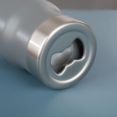 Minimalistische stijl Custom 14oz roestvrij staal dubbele wand vacuüm geïsoleerde bierblik koeler met flesopener