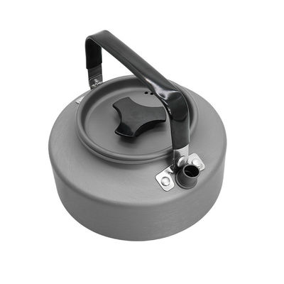 1.1L Draagbare camping thee ketel Aluminium waterketels voor wandelen en kamperen