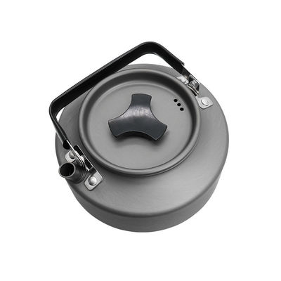 1.1L Draagbare camping thee ketel Aluminium waterketels voor wandelen en kamperen
