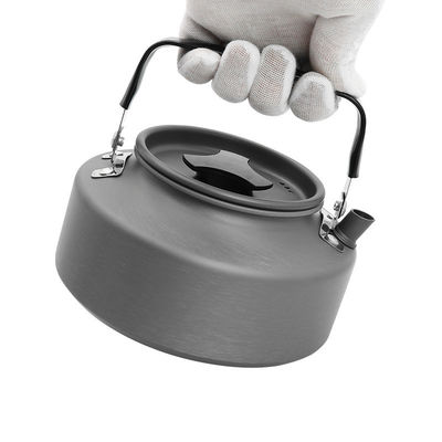 1.1L Draagbare camping thee ketel Aluminium waterketels voor wandelen en kamperen