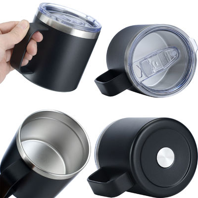 Op maat gemaakte, dubbelwandige, geïsoleerde vacuüm, roestvrij staal, koffiekoppen met handvat voor kamperen