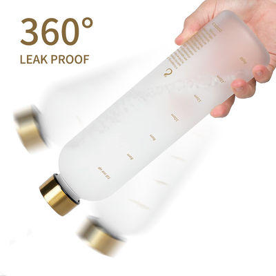 Gepersonaliseerde 32oz BPA gratis motivatie waterfles voor sport en buitenactiviteiten