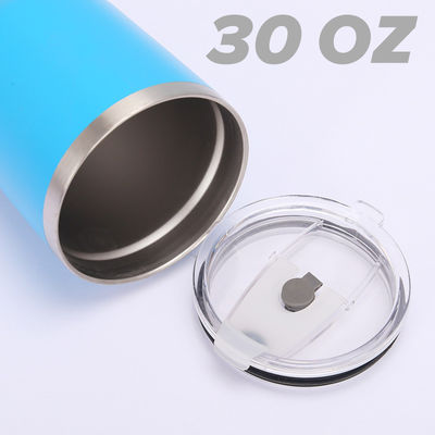 30oz BPA GRATIS Geïsoleerde Tumbler Roestvrijstalen Vacuümbek met deksel Klant Logo